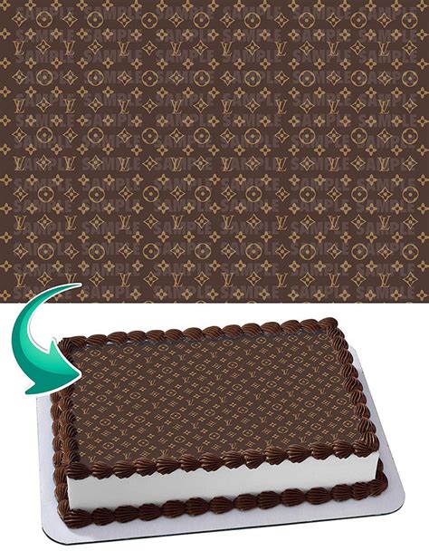 louis vuitton edible cake wrap|LV Edible Icing Sheet .